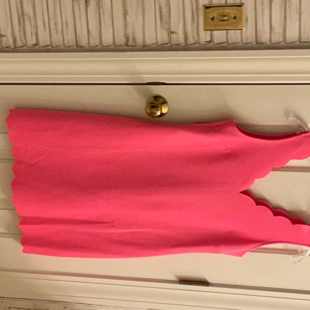Lilly Pulitzer Pink Scalloped Dress